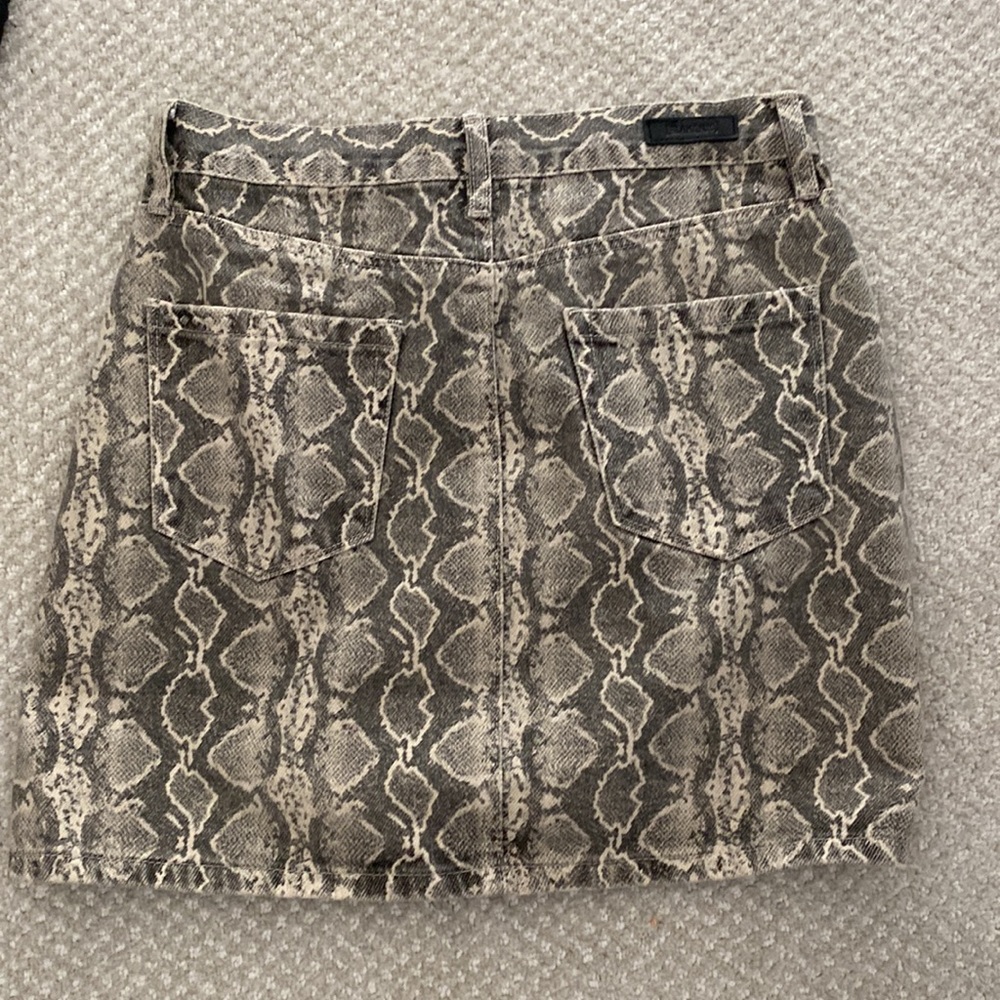 Blanknyc Python Mini Skirt Size 27 - image 5